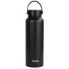 Wao 38 Oz. Thermal Bottle With Lid In Matte Black