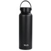 Wao 38 Oz. Thermal Bottle With Lid In Matte Black